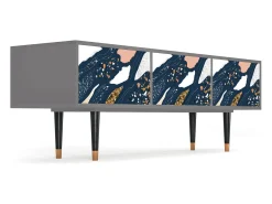 Mueble de TV - 170х59х48 cm - T4 - Nude Iceberg, Cinza^ Móvel De Tv
