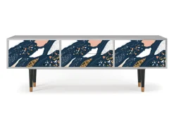 Mueble de TV - 170х59х48 cm - T4 - Nude Iceberg, Cinza^ Móvel De Tv