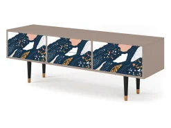 Móvel De Tv* Mueble de TV - 170х59х48 cm - T4 - Nude Iceberg, Latte Bege