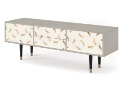 Mueble de TV - 170х59х48 cm - T4 - Nude Dragonflies, Areia^ Móvel De Tv
