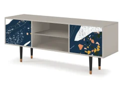 Móvel De Tv| Mueble de TV - 170х69х48 cm - T2 - Nude Iceberg, Areia Bege