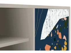 Móvel De Tv| Mueble de TV - 170х69х48 cm - T2 - Nude Iceberg, Areia Bege