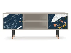Móvel De Tv| Mueble de TV - 170х69х48 cm - T2 - Nude Iceberg, Areia Bege