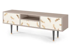 Mueble de TV - 170х59х41 cm - T6 - Nude Dragonflies, Areia^ Móvel De Tv