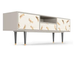 Mueble de TV - 170х59х41 cm - T6 - Nude Dragonflies, Areia^ Móvel De Tv