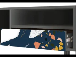 Mueble de TV - 115х59х48 cm - T3 - Nude Iceberg, Antracite^ Móvel De Tv
