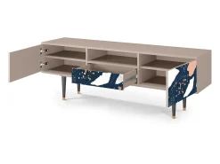 Mueble de TV - 170х59х41 cm - T6 - Nude Iceberg, Latte Bege