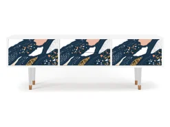 Mueble de TV - 170х59х48 cm - T4 - Nude Iceberg, Branco^ Móvel De Tv