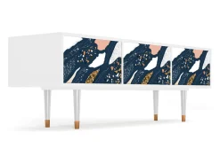 Mueble de TV - 170х59х48 cm - T4 - Nude Iceberg, Branco^ Móvel De Tv