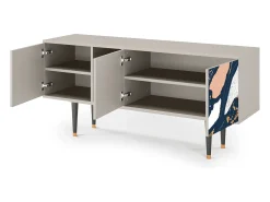 Mueble de TV - 150х69х41 cm - T5 - Nude Iceberg, Areia^ Móvel De Tv