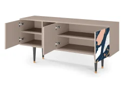 Discount Mueble de TV - 150х69х41 cm - T5 - Nude Iceberg, Latte Bege