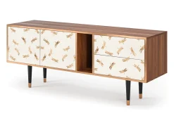 Mueble de TV - 170х69х48 cm - T1 - Nude Dragonflies, Nogueira^ Móvel De Tv