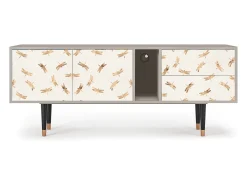 Móvel De Tv| Mueble de TV - 170х69х48 cm - T1 - Nude Dragonflies, Areia Bege