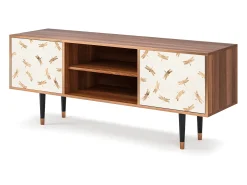 Móvel De Tv* Mueble de TV - 170х69х48 cm - T2 - Nude Dragonflies, Nogueira Castanho