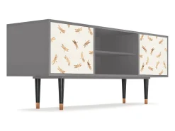 Mueble de TV - 170х69х48 cm - T2 - Nude Dragonflies, Cinza^ Móvel De Tv