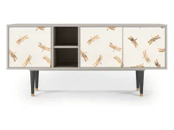 Móvel De Tv* Mueble de TV - 150х69х41 cm - T5 - Nude Dragonflies, Areia Bege