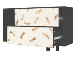 Mueble de TV - 170х69х48 cm - T1 - Nude Dragonflies, Antracite^ Móvel De Tv