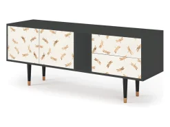 Mueble de TV - 170х69х48 cm - T1 - Nude Dragonflies, Antracite^ Móvel De Tv