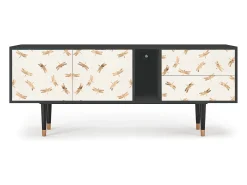 Mueble de TV - 170х69х48 cm - T1 - Nude Dragonflies, Antracite^ Móvel De Tv