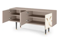 Móvel De Tv* Mueble de TV - 150х69х41 cm - T5 - Nude Dragonflies, Latte Bege