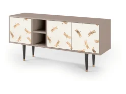 Móvel De Tv* Mueble de TV - 150х69х41 cm - T5 - Nude Dragonflies, Latte Bege
