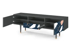 Mueble de TV - 170х59х41 cm - T6 - Nude Iceberg, Antracite^ Móvel De Tv