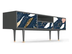 Mueble de TV - 170х59х41 cm - T6 - Nude Iceberg, Antracite^ Móvel De Tv