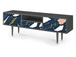 Mueble de TV - 170х59х41 cm - T6 - Nude Iceberg, Antracite^ Móvel De Tv