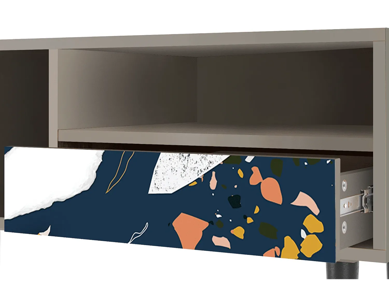 Outlet Mueble de TV - 115х59х48 cm - T3 - Nude Iceberg, Areia Bege
