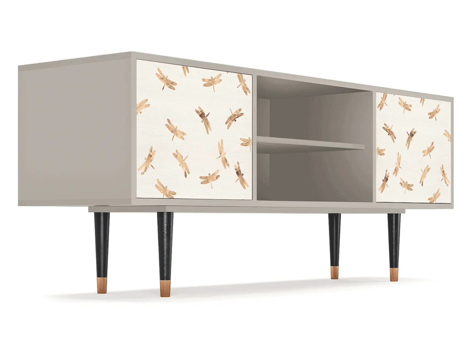 Mueble de TV - 170х69х48 cm - T2 - Nude Dragonflies, Areia^ Móvel De Tv