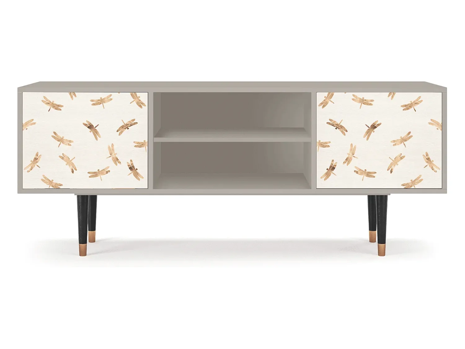 Mueble de TV - 170х69х48 cm - T2 - Nude Dragonflies, Areia^ Móvel De Tv