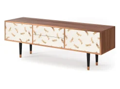 Mueble de TV - 170х59х48 cm - T4 - Nude Dragonflies, Nogueira^ Móvel De Tv