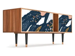 Best Mueble de TV - 170х69х48 cm - T1 - Nude Iceberg, Nogueira Castanho
