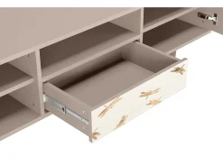 Móvel De Tv* Mueble de TV - 170х59х41 cm - T6 - Nude Dragonflies, Latte Bege