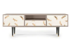 Móvel De Tv* Mueble de TV - 170х59х41 cm - T6 - Nude Dragonflies, Latte Bege