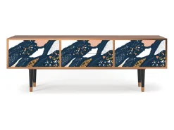 Discount Mueble de TV - 170х59х48 cm - T4 - Nude Iceberg, Nogueira Castanho