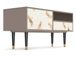 Mueble de TV - 115х59х48 cm - T3 - Nude Dragonflies, Latte^ Móvel De Tv