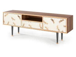 Mueble de TV - 170х59х41 cm - T6 - Nude Dragonflies, Nogueira^ Móvel De Tv