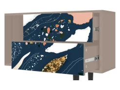 Móvel De Tv* Mueble de TV - 170х69х48 cm - T1 - Nude Iceberg, Latte Bege