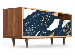 Mueble de TV - 125х56х41 cm - T7 - Nude Iceberg, Nogueira^ Móvel De Tv