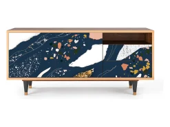 Mueble de TV - 125х56х41 cm - T7 - Nude Iceberg, Nogueira^ Móvel De Tv