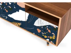 Mueble de TV - 125х56х41 cm - T7 - Nude Iceberg, Nogueira^ Móvel De Tv