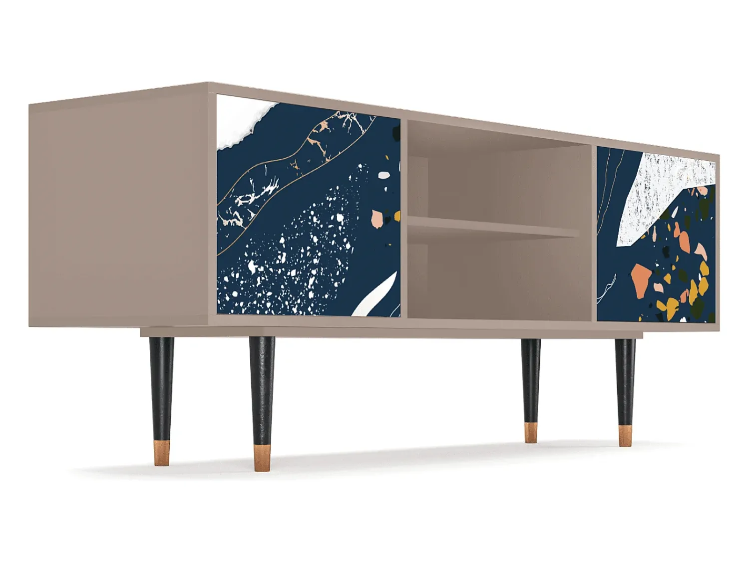 Mueble de TV - 170х69х48 cm - T2 - Nude Iceberg, Latte^ Móvel De Tv