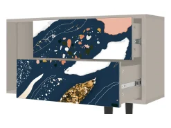 Móvel De Tv* Mueble de TV - 170х69х48 cm - T1 - Nude Iceberg, Areia Bege