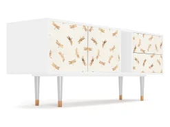Mueble de TV - 170х69х48 cm - T1 - Nude Dragonflies, Branco^ Móvel De Tv