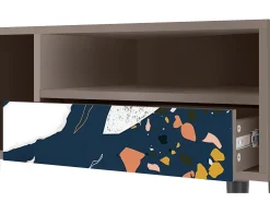 New Mueble de TV - 115х59х48 cm - T3 - Nude Iceberg, Latte Bege
