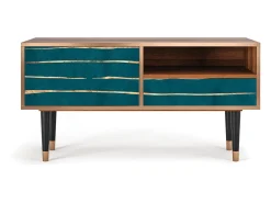 Móvel De Tv| Mueble de TV - 115х59х48 cm - T3 - Ocean Drive, Nogueira Castanho
