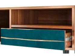 Móvel De Tv| Mueble de TV - 115х59х48 cm - T3 - Ocean Drive, Nogueira Castanho