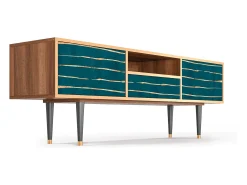Mueble de TV - 170х59х41 cm - T6 - Ocean Drive, Nogueira^ Móvel De Tv