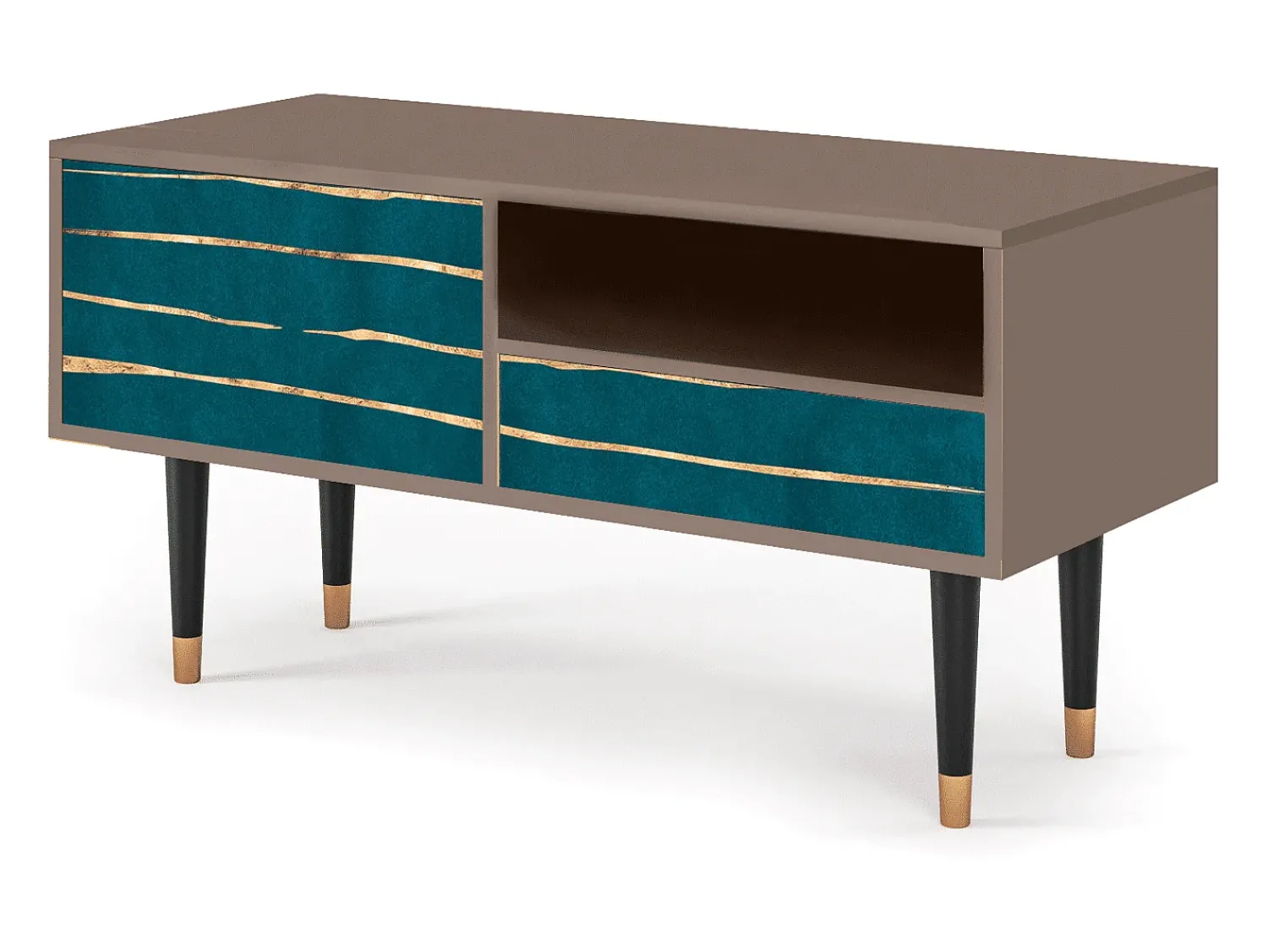 Móvel De Tv* Mueble de TV - 115х59х48 cm - T3 - Ocean Drive, Latte Bege
